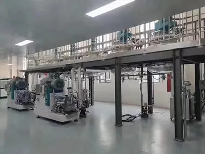Готовая линия для производства пестицидов от Polyc на предприятии клиента